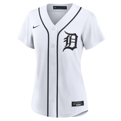 Detroit Tigers Justin Verlander Nike Women's Home Replica Jersey - White MLB Team Jersey Baseball Fan Apparel