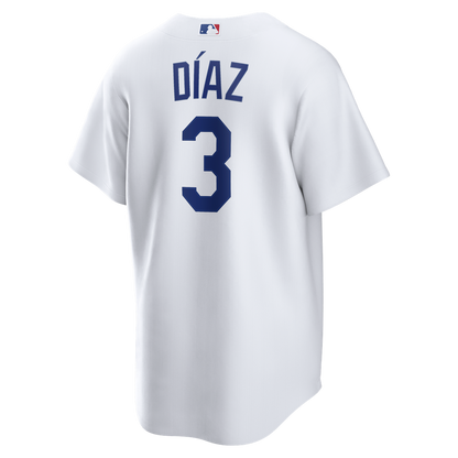 Los Angeles Dodgers Edwin Díaz Nike Home Replica Jersey - White MLB Team Jersey Baseball Fan Apparel
