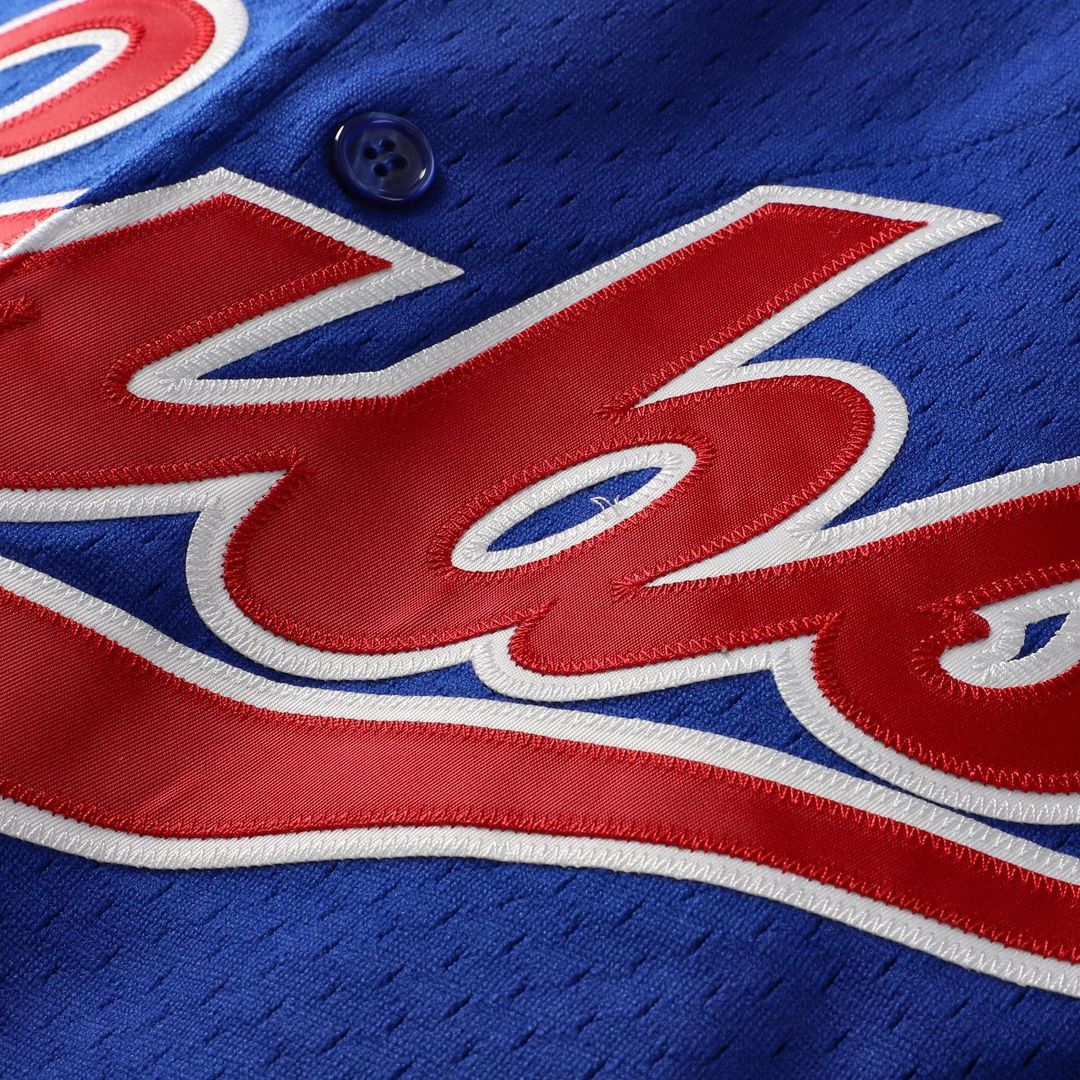Chicago Cubs Ryne Sandberg Mitchell & Ness Cooperstown 1996 Mesh Batting Practice Button - Up Jersey - Royal MLB Team Jersey Baseball Fan Apparel