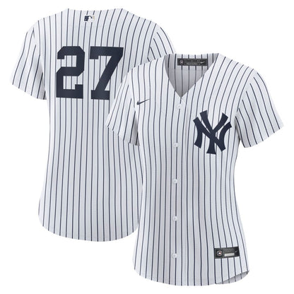 New York Yankees Giancarlo Stanton Nike Women's Home Replica Player Jersey - White MLB Team Jersey Baseball Fan Apparel
