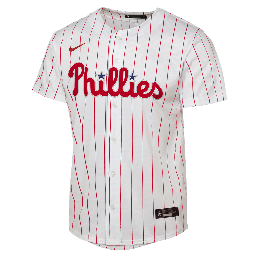 Philadelphia Phillies Cristopher Sánchez Nike Youth Home Replica Jersey - White MLB Team Jersey Baseball Fan Apparel