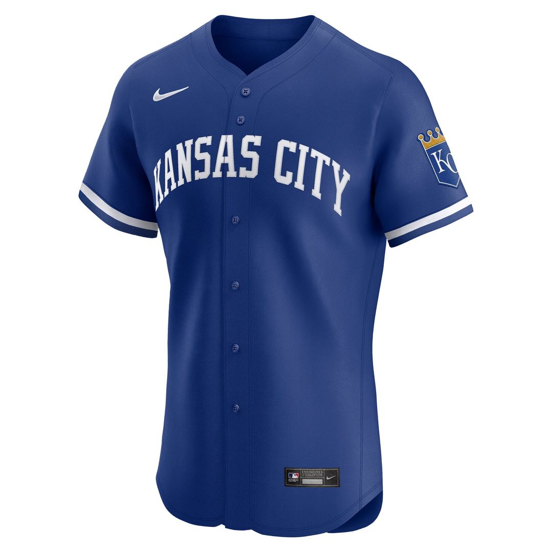Kansas City Royals Nike Home Elite Jersey - White MLB Team Jersey Baseball Fan Apparel