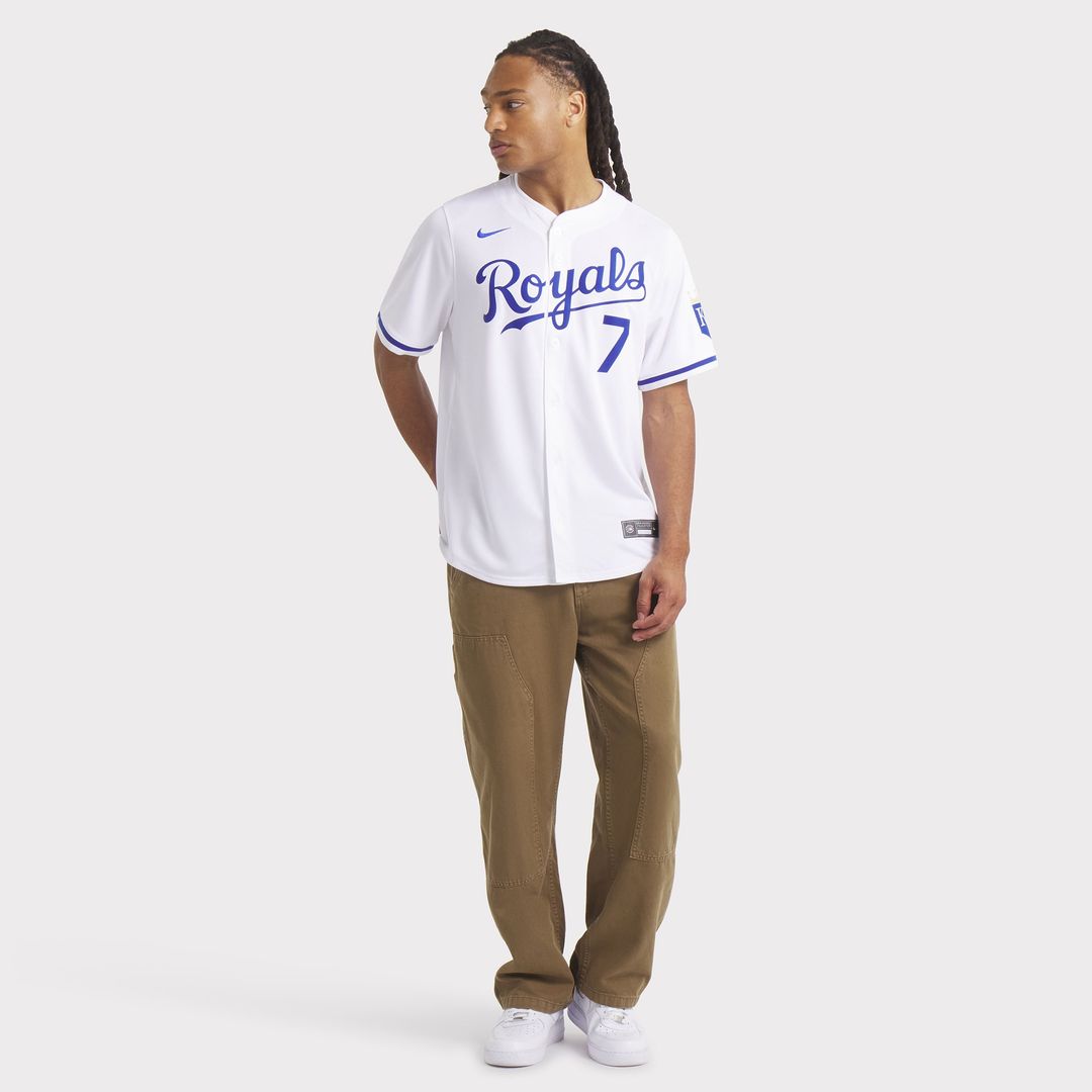 Kansas City Royals Bobby Witt Jr. Nike Home Limited Player Jersey - White MLB Team Jersey Baseball Fan Apparel
