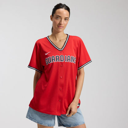 Cleveland Guardians Nike Women's Alternate Replica Jersey - Navy MLB Team Jersey Baseball Fan Apparel