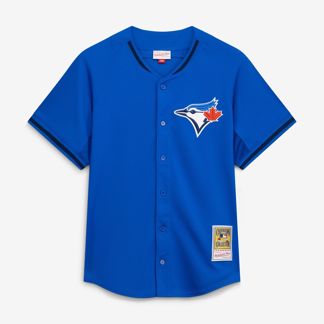 Toronto Blue Jays Jose Bautista Mitchell & Ness Authentic Batting Practice Jersey - Blue MLB Team Jersey Baseball Fan Apparel