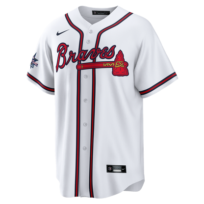 Atlanta Braves Deion Sanders Nike Home Retired Player Replica Jersey - White MLB Team Jersey Baseball Fan Apparel