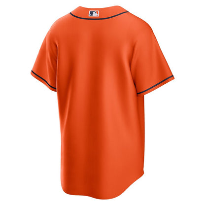 Houston Astros Nike Alternate Replica Team Jersey - Orange MLB Team Jersey Baseball Fan Apparel