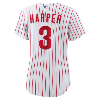 Philadelphia Phillies Bryce Harper Nike Women's Home Replica Player Jersey - White MLB Team Jersey Baseball Fan Apparel