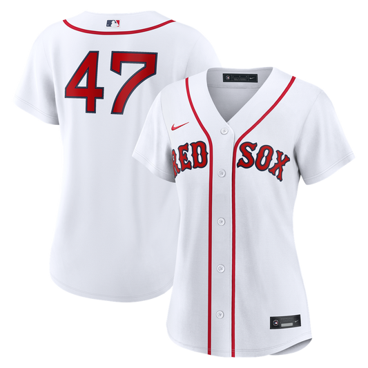Boston Red Sox Jovani Moran Nike Women's Home Replica Jersey - White MLB Team Jersey Baseball Fan Apparel