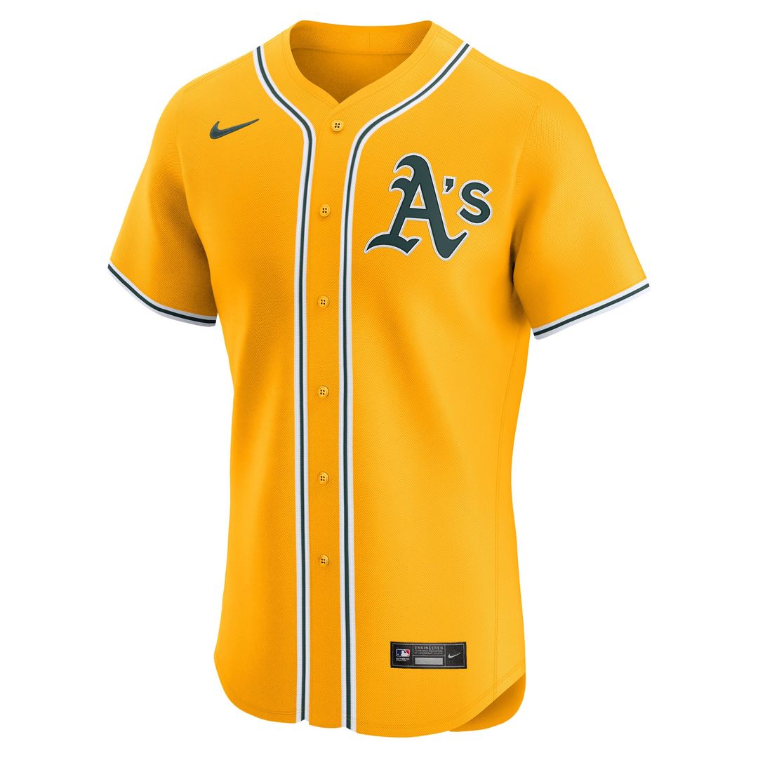 Athletics Nike Home Elite Jersey - White MLB Team Jersey Baseball Fan Apparel