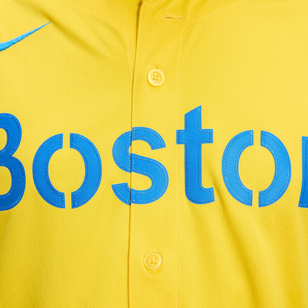 Boston Red Sox Nike City Connect Limited Jersey - Gold MLB Team Jersey Baseball Fan Apparel