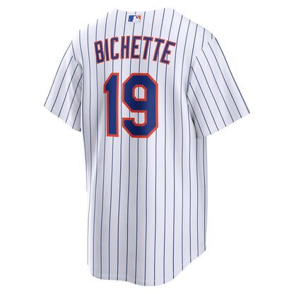 New York Mets Bo Bichette Nike Home Replica Jersey - White MLB Team Jersey Baseball Fan Apparel
