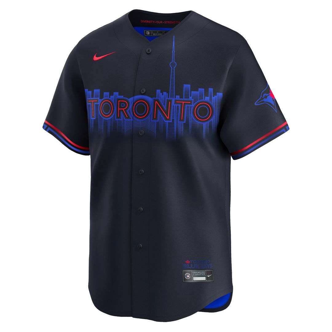 Toronto Blue Jays Nike 2024 City Connect Limited Jersey - Navy MLB Team Jersey Baseball Fan Apparel