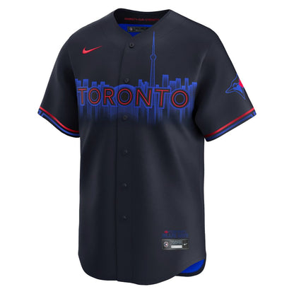 Toronto Blue Jays Nike 2024 City Connect Limited Jersey - Navy MLB Team Jersey Baseball Fan Apparel