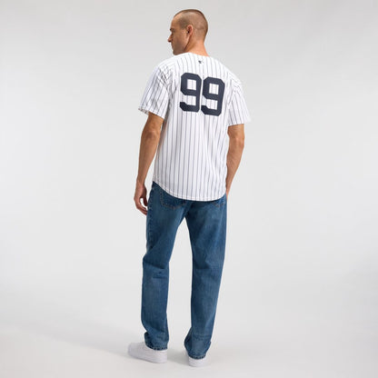 New York Yankees Aaron Judge Nike Home Limited Player Jersey - White MLB Team Jersey Baseball Fan Apparel