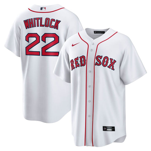 Boston Red Sox Garrett Whitlock Nike Home Replica Jersey - White MLB Team Jersey Baseball Fan Apparel