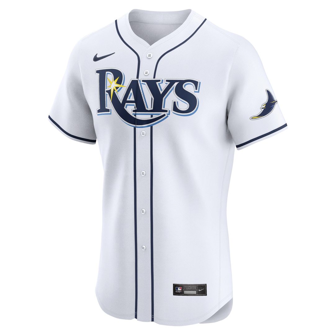 Tampa Bay Rays Yandy Diaz Nike Home Elite Player Jersey - White MLB Team Jersey Baseball Fan Apparel