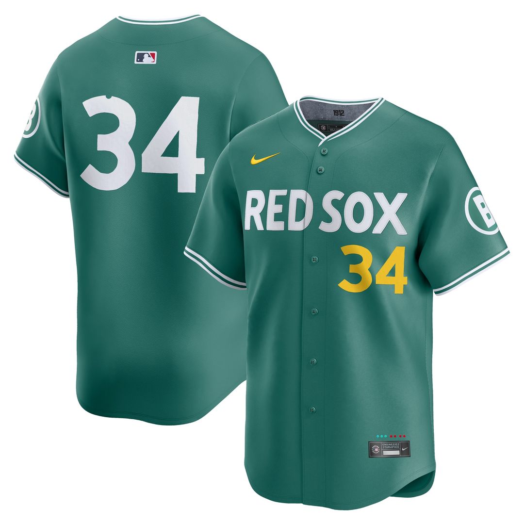 Boston Red Sox David Ortiz Nike 2025 City Connect Limited Retired Player Jersey - Green MLB Team Jersey Baseball Fan Apparel