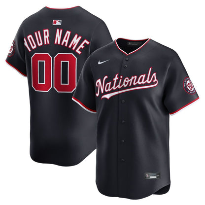 Washington Nationals Nike Home Limited Custom Jersey - White MLB Team Jersey Baseball Fan Apparel