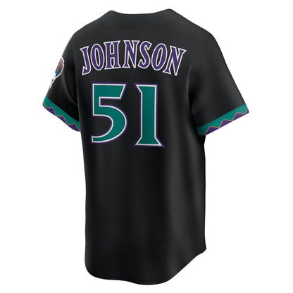 Arizona Diamondbacks Randy Johnson Nike Throwback Cooperstown Limited Jersey - Black MLB Team Jersey Baseball Fan Apparel