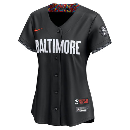 Baltimore Orioles Nike Women's City Connect Limited Jersey - Black MLB Team Jersey Baseball Fan Apparel