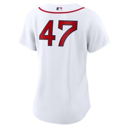 Boston Red Sox Jovani Moran Nike Women's Home Replica Jersey - White MLB Team Jersey Baseball Fan Apparel