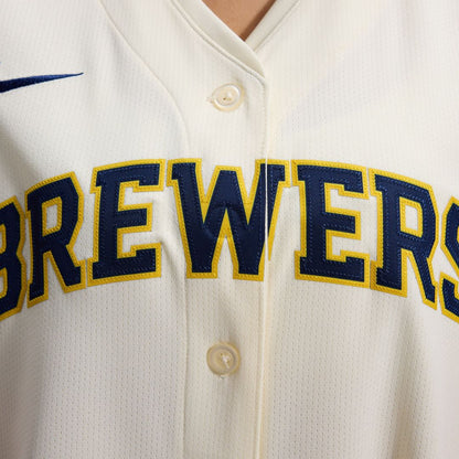 Milwaukee Brewers Nike Women's Home Limited Jersey - Cream MLB Team Jersey Baseball Fan Apparel