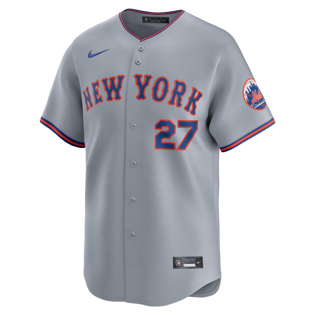 New York Mets Mark Vientos Nike All - Star Limited Jersey - Gray MLB Team Jersey Baseball Fan Apparel