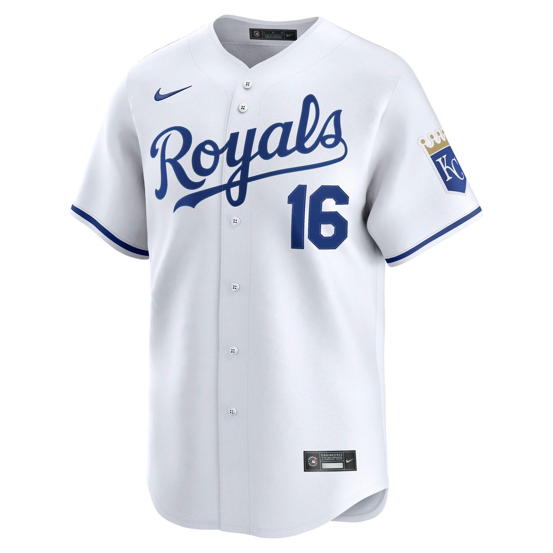 Kansas City Royals Bo Jackson Nike Home Limited Player Jersey - White MLB Team Jersey Baseball Fan Apparel