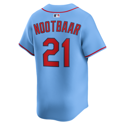 St. Louis Cardinals Lars Nootbaar Nike Alternate Limited Jersey - Light Blue MLB Team Jersey Baseball Fan Apparel