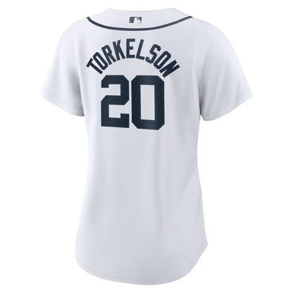 Detroit Tigers Spencer Torkelson Nike Women's Home Replica Player Jersey - White MLB Team Jersey Baseball Fan Apparel