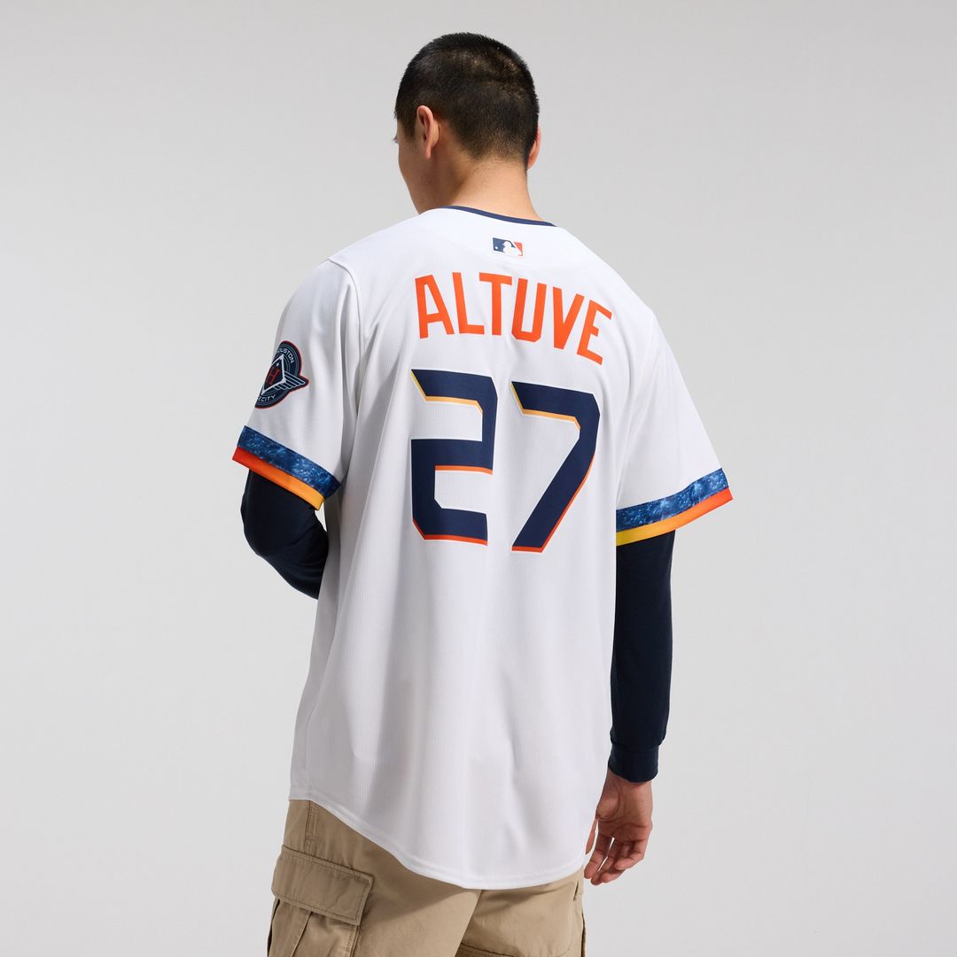 Houston Astros Jose Altuve Nike 2025 City Connect Limited Player Jersey - White MLB Team Jersey Baseball Fan Apparel