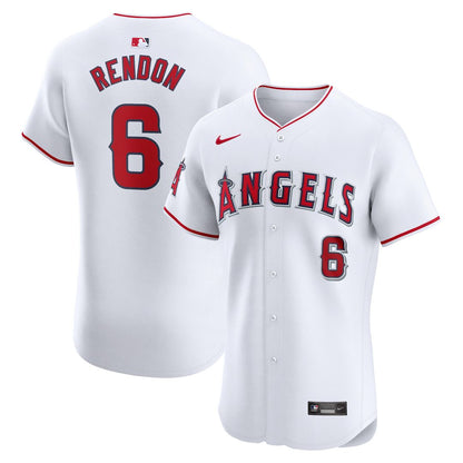 Los Angeles Angels Anthony Rendon Nike Home Elite Player Jersey - White MLB Team Jersey Baseball Fan Apparel