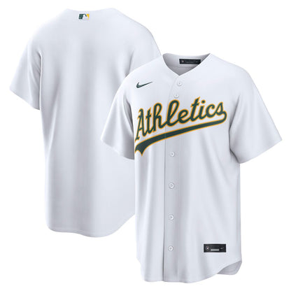 Athletics Nike Home Replica Jersey - White MLB Team Jersey Baseball Fan Apparel