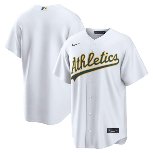 Athletics Nike Home Replica Jersey - White MLB Team Jersey Baseball Fan Apparel
