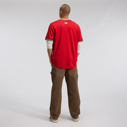 Cleveland Guardians Nike Alternate Limited Jersey - Red MLB Team Jersey Baseball Fan Apparel
