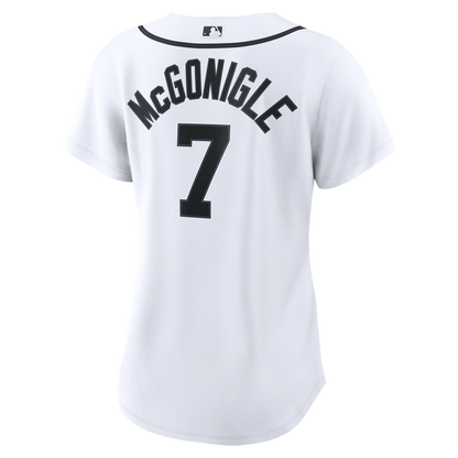 Detroit Tigers Kevin McGonigle Nike Women's Home Replica Jersey - White MLB Team Jersey Baseball Fan Apparel