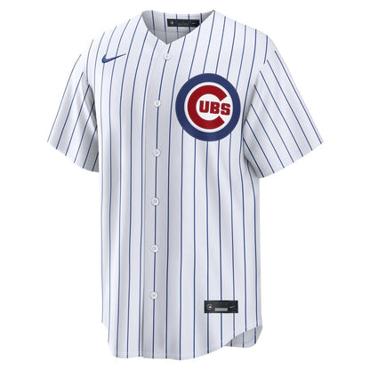 Chicago Cubs Nike Home Replica Custom Jersey - White MLB Team Jersey Baseball Fan Apparel