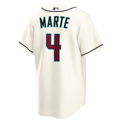 Arizona Diamondbacks Ketel Marte Nike Home Replica Jersey - Cream MLB Team Jersey Baseball Fan Apparel