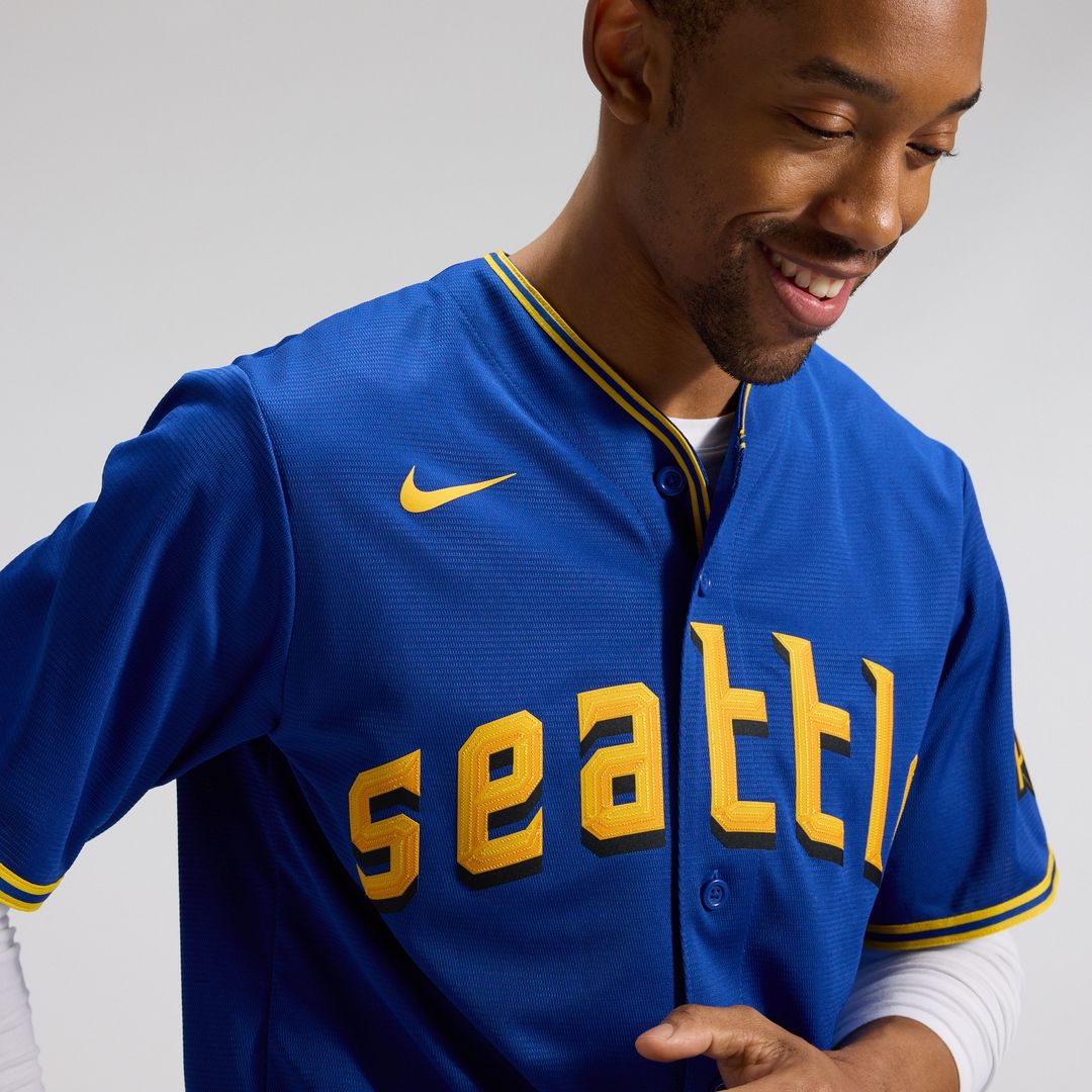 Seattle Mariners Nike City Connect Replica Jersey - Royal MLB Team Jersey Baseball Fan Apparel