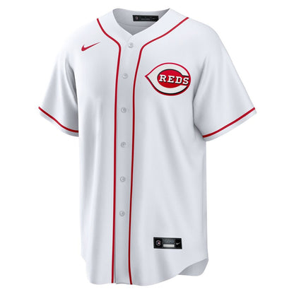 Cincinnati Reds Hunter Greene Nike Home Replica Jersey - White MLB Team Jersey Baseball Fan Apparel