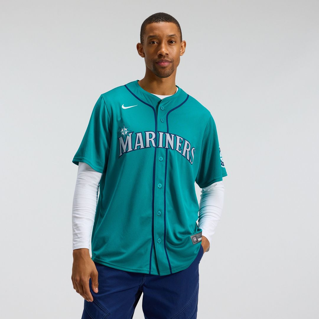 Seattle Mariners Cal Raleigh Nike Alternate Limited Jersey - Teal MLB Team Jersey Baseball Fan Apparel
