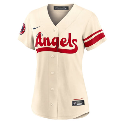 Los Angeles Angels Anthony Rendon Nike Women's City Connect Replica Player Jersey - Cream MLB Team Jersey Baseball Fan Apparel