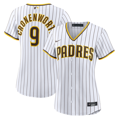 San Diego Padres Jake Cronenworth Nike Women's Home Replica Jersey - White MLB Team Jersey Baseball Fan Apparel