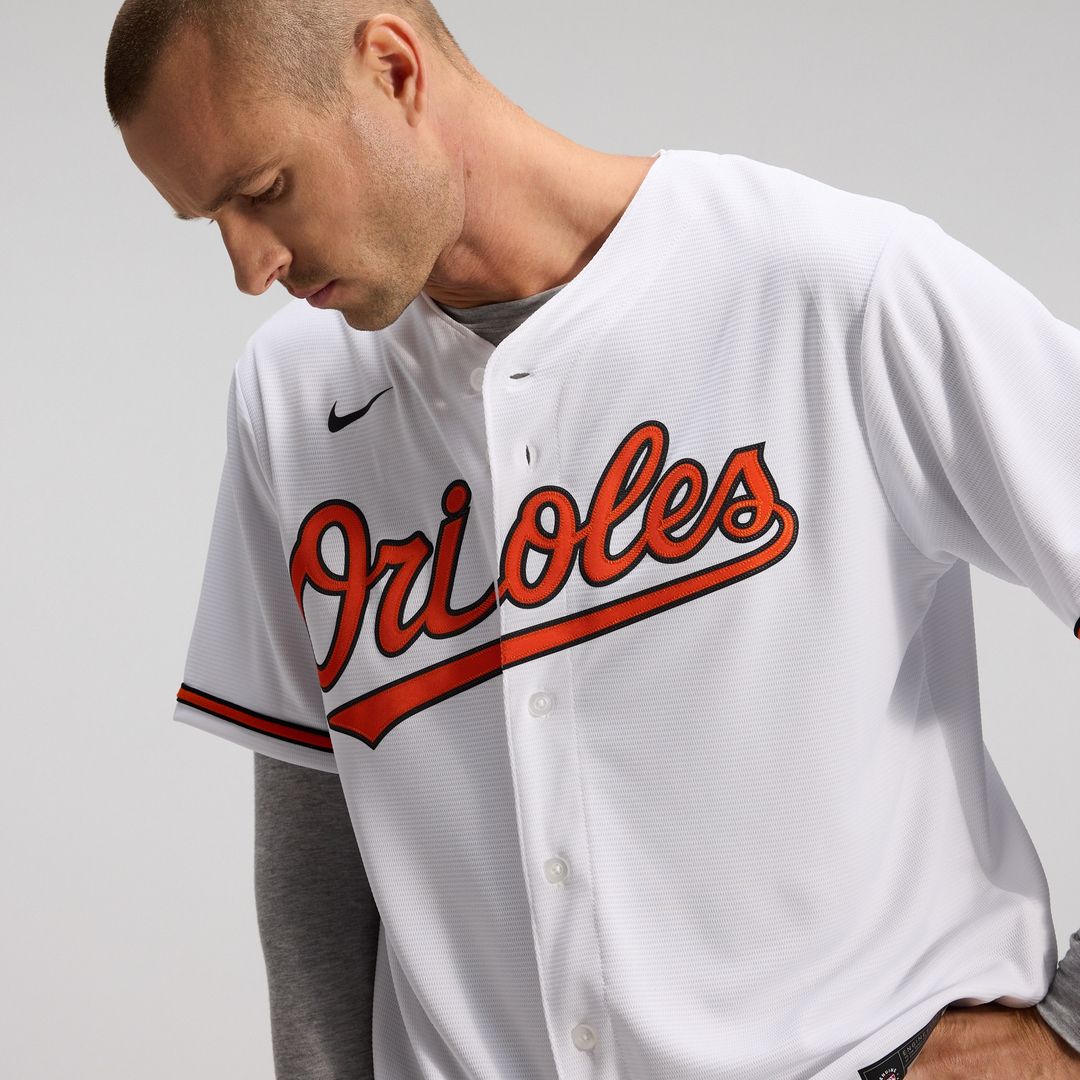 Baltimore Orioles Nike Road Replica Team Jersey - Gray MLB Team Jersey Baseball Fan Apparel