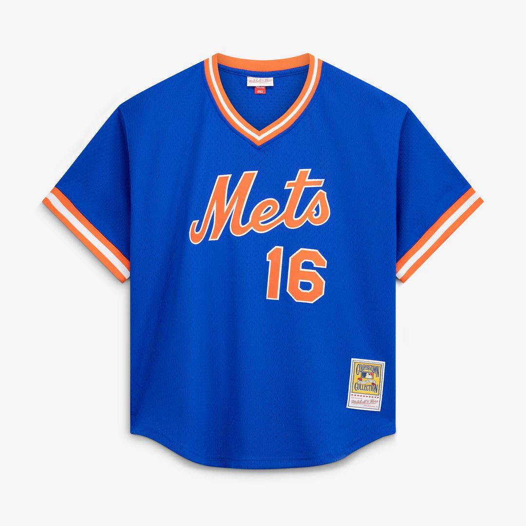 New York Mets Dwight Gooden Mitchell & Ness Authentic Batting Practice Jersey - Royal MLB Team Jersey Baseball Fan Apparel