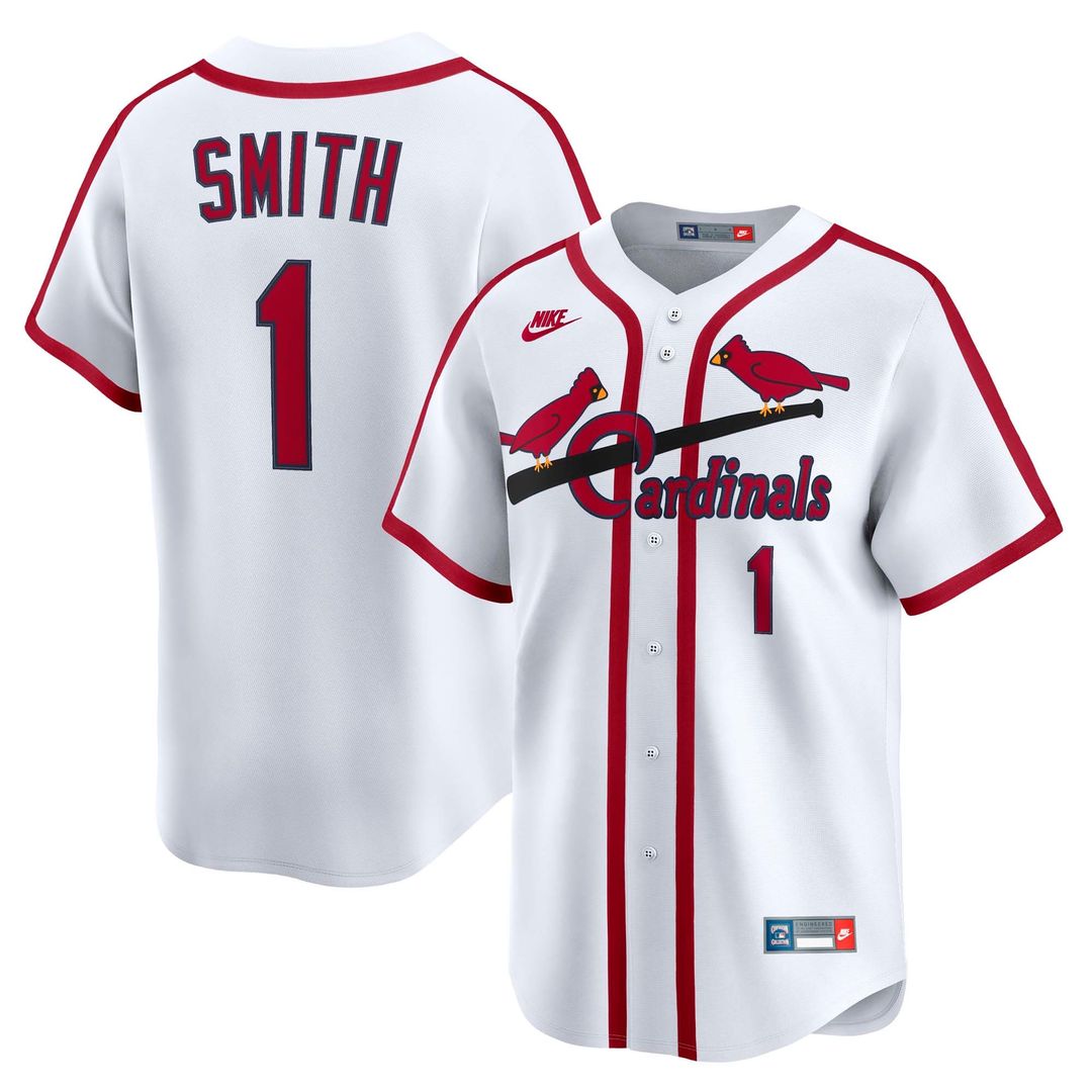 St. Louis Cardinals Ozzie Smith Nike Throwback Cooperstown Limited Jersey - Blue MLB Team Jersey Baseball Fan Apparel