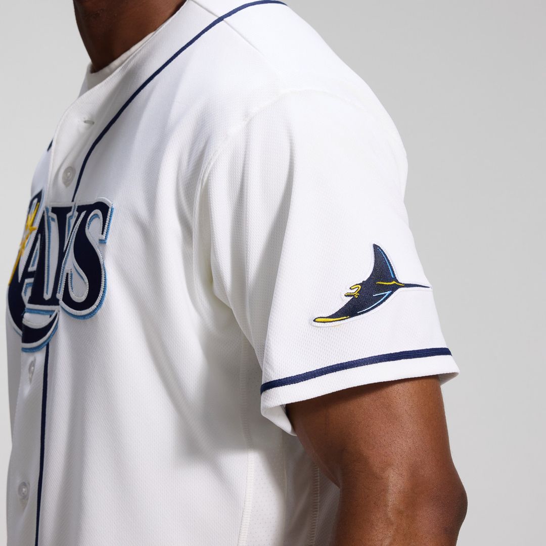 Tampa Bay Rays Nike Home Authentic Jersey - White MLB Team Jersey Baseball Fan Apparel