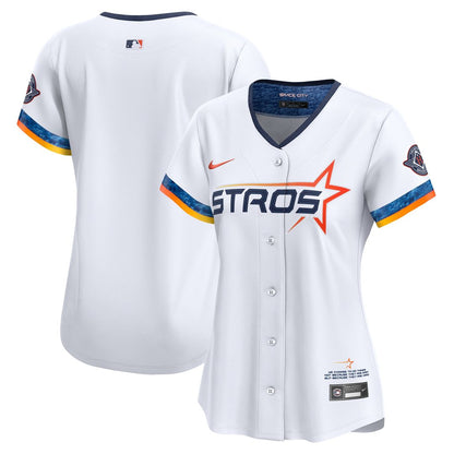 Houston Astros Nike Women's 2025 City Connect Limited Jersey - White MLB Team Jersey Baseball Fan Apparel