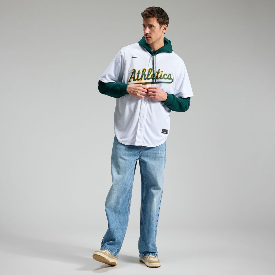 Athletics Nick Kurtz Nike Home Replica Jersey - White MLB Team Jersey Baseball Fan Apparel